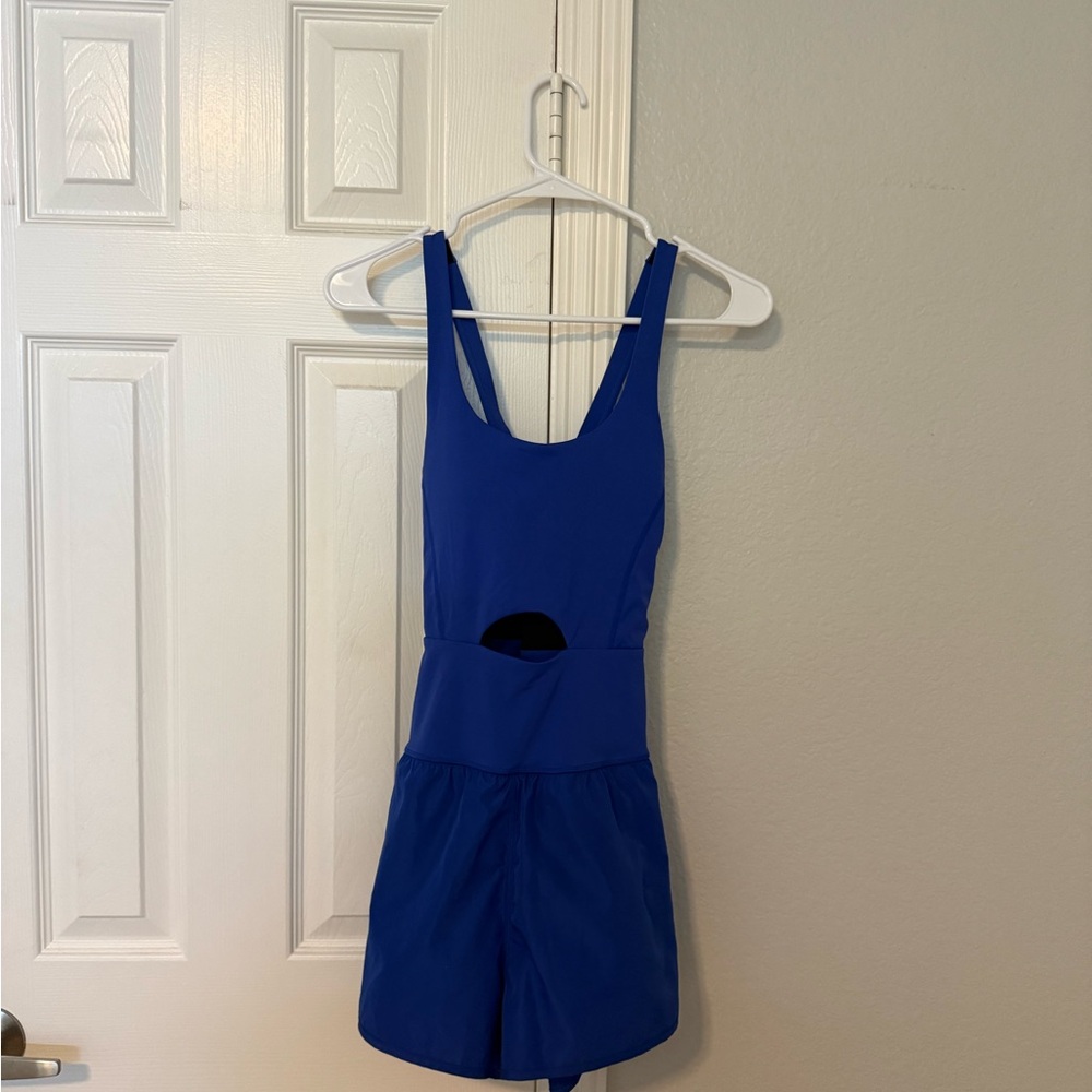 Blue Athletic Romper